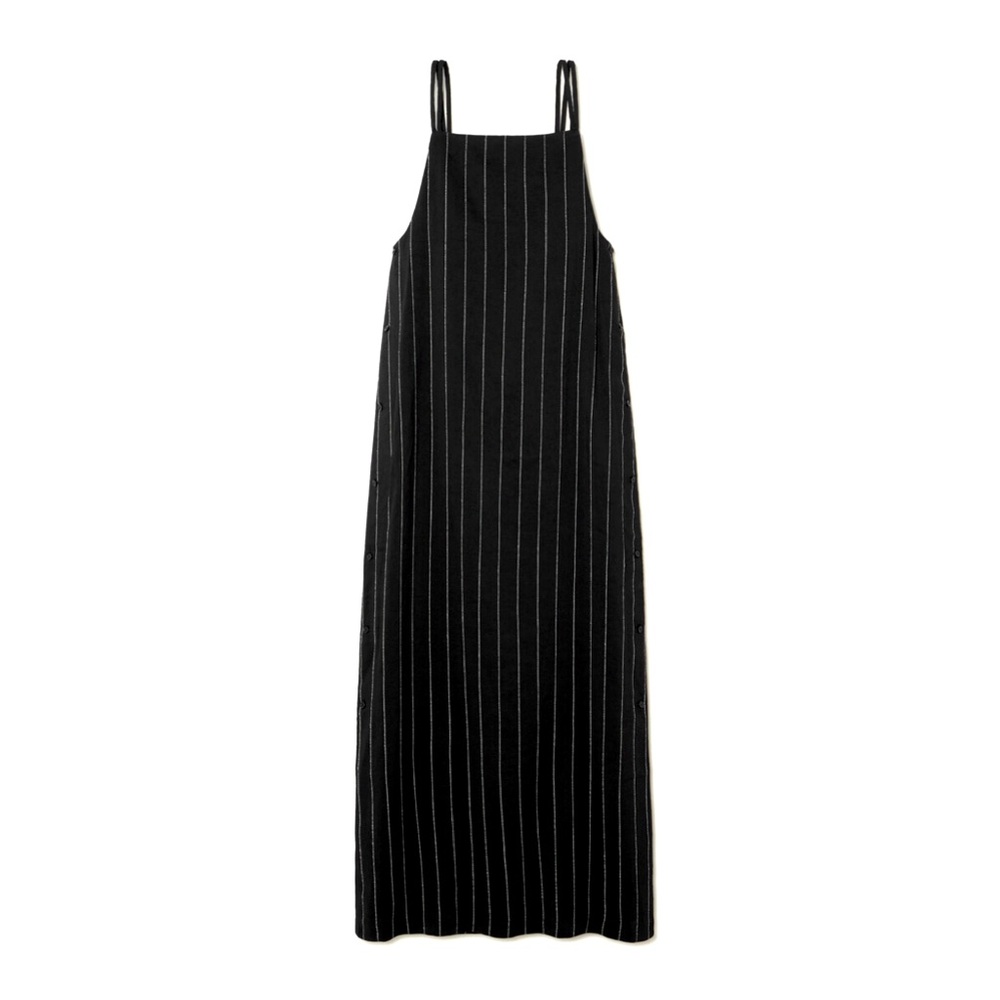 LOULOU STUDIO Etta pinstriped women midi dress